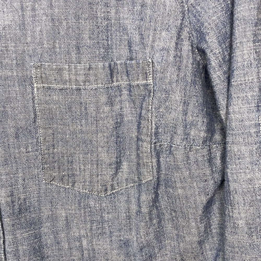 J Crew Factory Button Down Shirt Prep School Roll Tab Sleeves Cotton Preppy Med - Picture 6 of 9